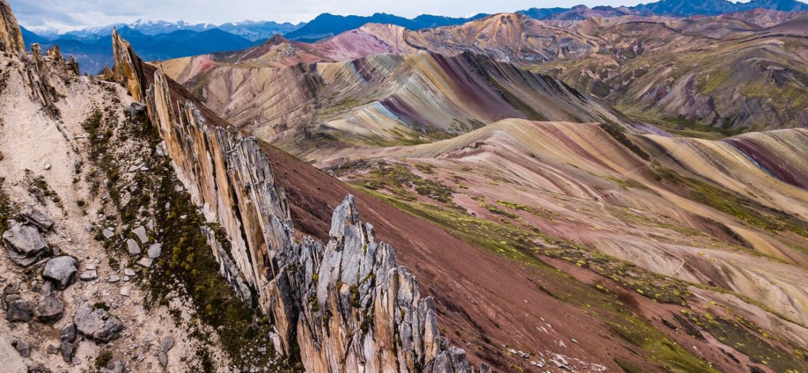 Montagne Colorate di Palccoyo dal drone ©Enrique Nordt PROMPERÚ